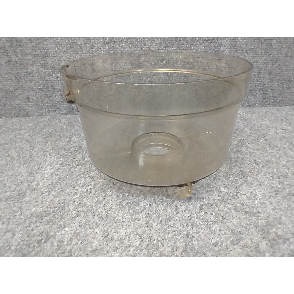 Vintage GE Food Processor Work Bowl Replacement Smoked Plastic Part